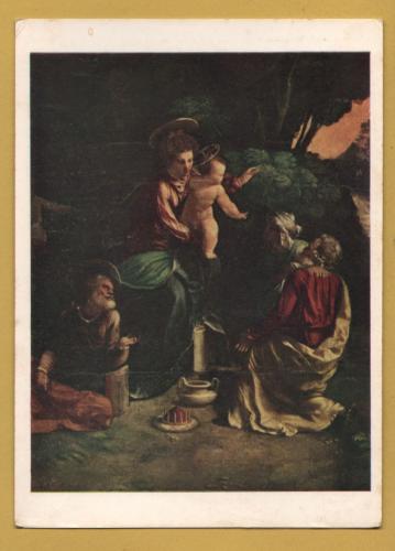 `The Adoration of the Kings (detail) by Dosso Dossi` - Postally Unused - National Gallery Postcard.