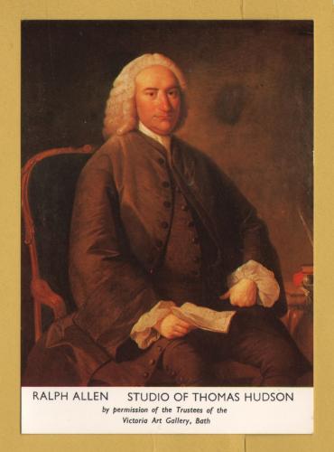 `RALPH ALLEN by Thomas Hudson - Victoria Art Gallery, Bath` - Postally Unused - Post Office Postcard.