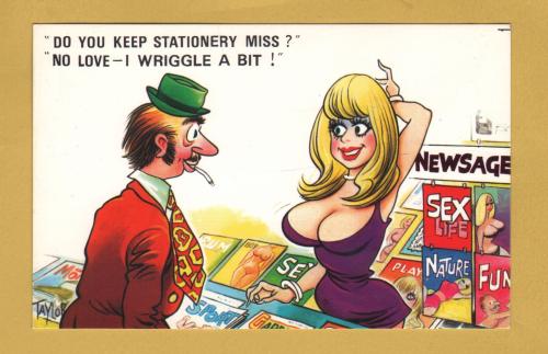 ``Do You Keep Stationary Miss?`....Comic Series 2038` - Postally Unused - Bamford & Co Ltd Postcard