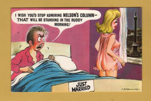 `I Wish You`d Stop Admiring Nelson`s Column....Comic Series 1094` - Postally Unused - Bamford & Co Ltd Postcard