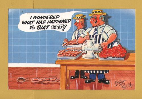 `I Wondered What Had Happened To That Cat!....Comic Series 2051` - Postally Used-1992 - Bamford & Co Ltd Postcard