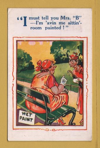 `I Must Tell You Mrs "B".....` - Postally Used-1936 - H.B.Ltd Postcard