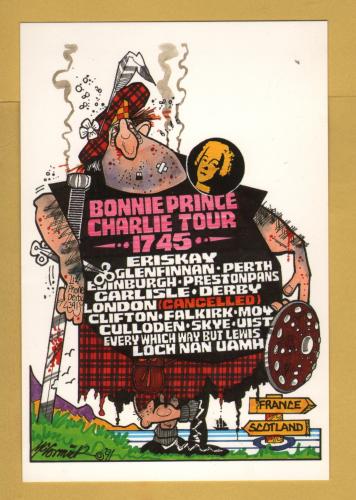 `Bonnie Prince Charlie Tour - 1745.....` - Postally Unused - The McCormick Collection Postcard