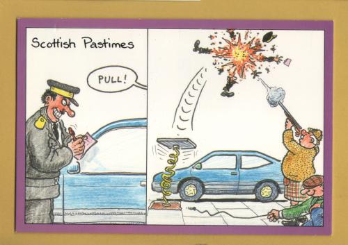 `Traffic Warden by Chris Tyler` - Postally Unused - Exclusive Card Co. Postcard