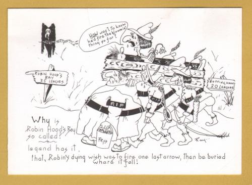 `Why is Robin Hood`s Bay so Called?...` - Postally Unused - Ray Postcard