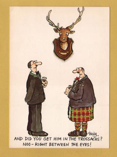 `And Did You Get Him In The Trossachs?....` - Postally Unused - J.Arthur Dixon Postcard