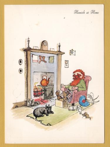 `Hamish at Home` - Postally Unused - Don-Mor Postcard