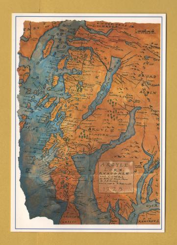 `Argyle, Lorn, Knapdale and Cowal 1725` - Postally Unused - Whitholme Postcard