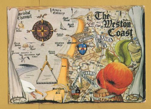 `The Weston Coast` - Postally Unused - Fordham (Gifts) Postcard