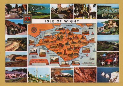 `Isle of Wight` - Postally Unused (although message written to rear) - W.J.Nigh Postcard