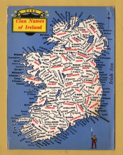 `Eire - Clan Names of Ireland` - Postally Unused - Anthony Matthews Postcard