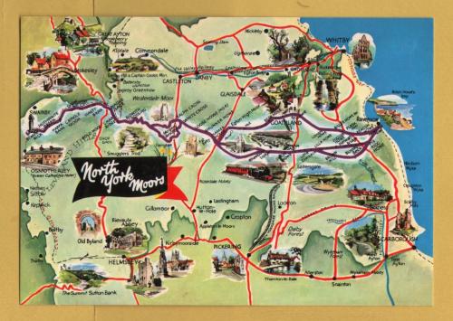 `North York Moors` - Postally Unused - E.T.W.Dennis Postcard