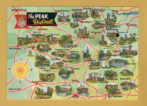 `The Peak District` - Postally Unused - E.T.W.Dennis Postcard