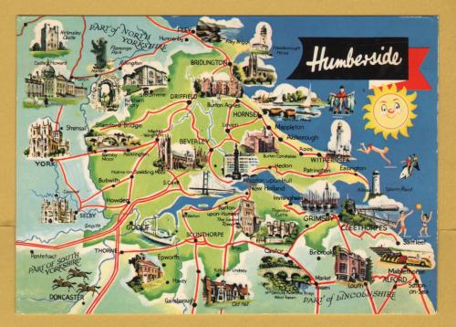 `Humberside` - Postally Unused - E.T.W.Dennis Postcard