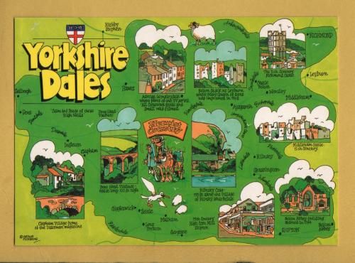 `Yorkshire Dales` - Postally Unused - John Hinde Postcard
