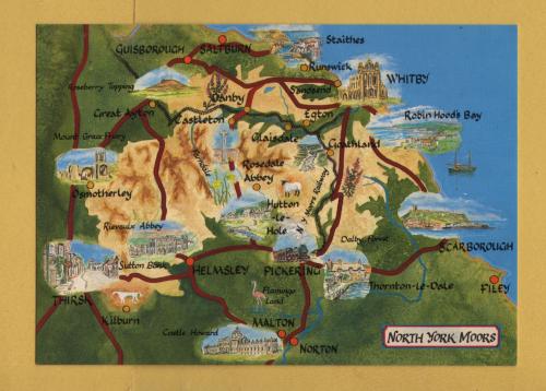 `North York Moors` - Postally Unused - Judges Postcard