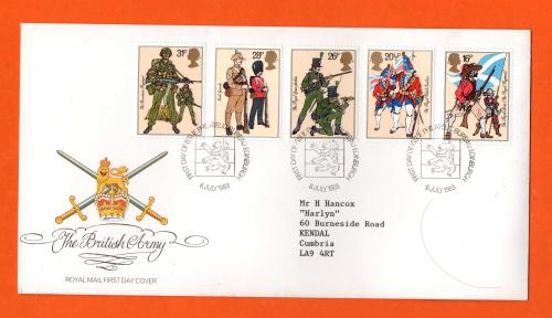 Royal Mail - FDC - 6th July 1983 - `The British Army` - Addressed First Day Cover