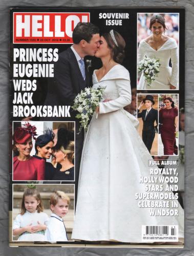 Hello! - 22nd October 2018 - Number 1555 - `Souvenir Issue - Princess Weds Jack Brooksbank` - Published by Hola Group