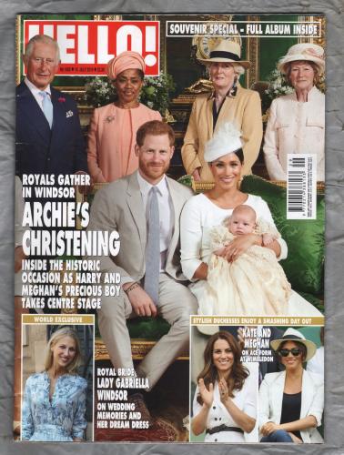 Hello! - 15th July 2019 - Number 1592 - `Souvenir Issue - Archie`s Christening` - Published by Hola Group