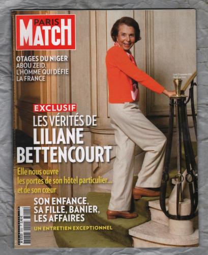 Paris Match (French Language) - 30th September/6th October 2010 - Number 3202 - `Les Verites De Liliane Bettencourt...` - Published by Hatchette Filipacchi Associes
