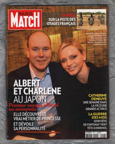 Paris Match (French Language) - 4th/9th January 2010 - Number 3207 - `Albert Et Charlene Au Japon....` - Published by Hatchette Filipacchi Associes