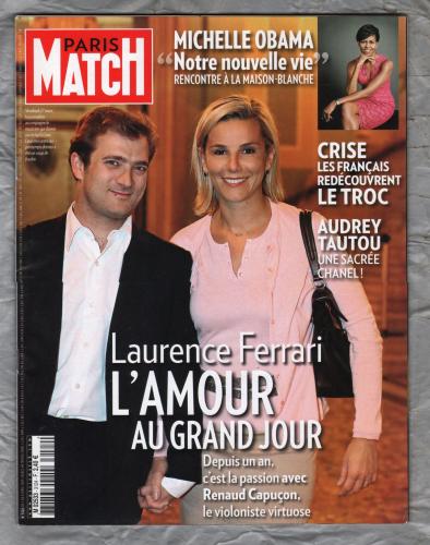Paris Match (French Language) - 2nd/8th April 2009 - Number 3124 - `Laurence Ferrari, L`Amour Au Grand Jour...` - Published by Hatchette Filipacchi Associes