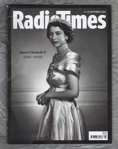 Radio Times - Wales Edition - 17-23 September 2022 - `Queen Elizabeth ll, 1926-2022` - BBC Magazines