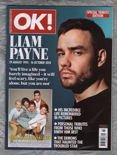 OK! - 28th October 2024 - Issue 1465 - `Liam Payne - 29 August 1993-16 October 2024` - Published by Reach Magazines