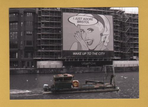 `I Just Adore Bristol, Wake Up To The City`- Postally Unused - Colin Haskins Postcard.