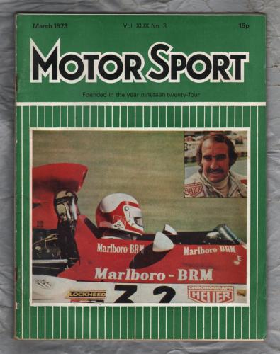 MotorSport - Vol.XLlX No.3 - March 1973 - `RX-3 The Wankel Engined Mazda` - Teesdale Publishing Company Limited