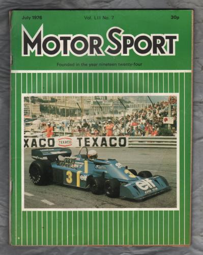MotorSport - Vol.LII No.7 - July 1976 - `The 34th Monaco Grand Prix-Lauda Wins For Ferrari` - Motor Sport Magazine Limited