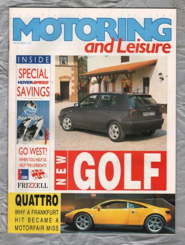 Motoring & Leisure - October 1991 - `Honda Aerodeck Estate` - Civil Service Motoring Association Ltd