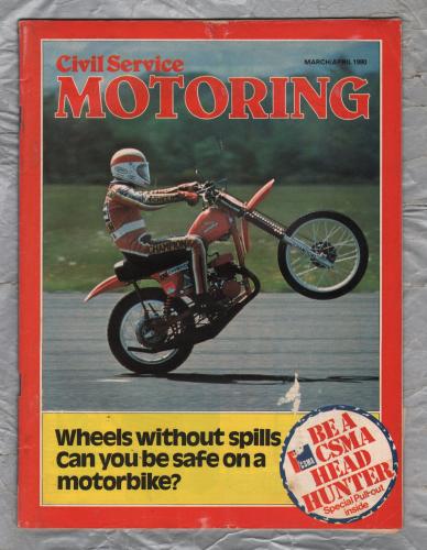 Civil Service Motoring - March/April 1980 - `Road Test: Suzuki SC100` - Civil Service Motoring Association Ltd
