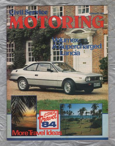 Civil Service Motoring - February 1984 - `Top Car `84-Citroen BX` - Civil Service Motoring Association Ltd