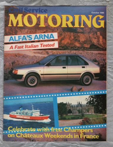 Civil Service Motoring - October 1985 - `Road Test: Lancia Y10` - Civil Service Motoring Association Ltd