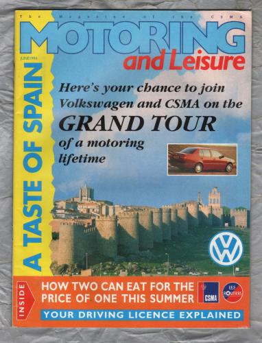 Motoring & Leisure - June 1994 - `Peugeot Special Report` - Civil Service Motoring Association Ltd