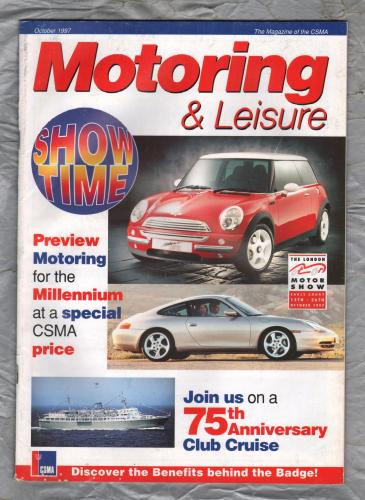 Motoring & Leisure - October 1997 - `Whole in One - VW`s New Golf` - Civil Service Motoring Association Ltd
