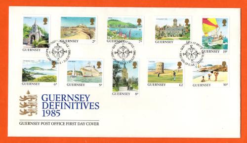 Bailiwick Of Guernsey - FDC - 1985 - Guernsey Definitives 1985 Issue - Guernsey Post Office First Day Cover