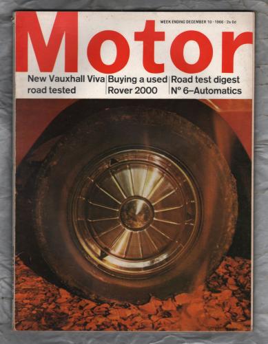 Motor Magazine - Issue No.3367 - December 10th 1966 - `Road Test: Vauxhall Viva` - Published by Temple Press Limited