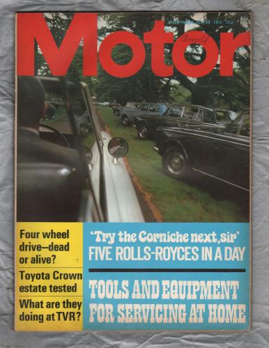 Motor Magazine - Issue No.3654 - July 29th 1972 - `Road Test: Toyota 2600 Crown Estate` - Published by IPC
