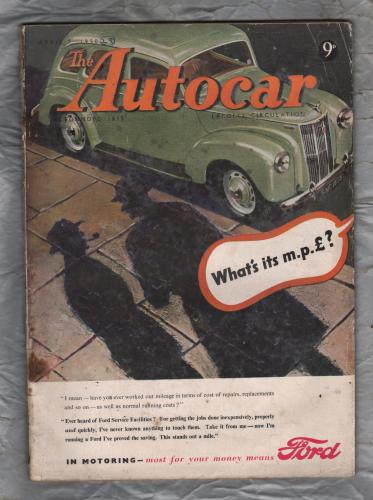 Autocar Magazine - Vol.95 No.2840 - April 7th 1950 - `Italian Projects` - Published by Iliffe & Sons Ltd