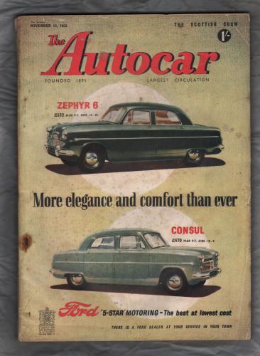 Autocar Magazine - Vol.99 No.3024 - November 13th 1953 - `Road Test: Studebaker Commander Coupe` - Published by Iliffe & Sons Ltd