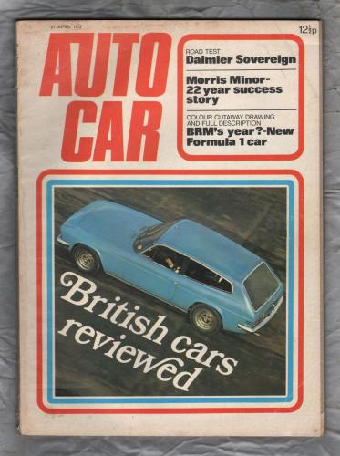 Autocar Magazine - Vol.136 No.3967 - April 27th 1972 - `Road Test: Daimler Sovereign 4.2 Automatic` - Published by IPC Transport Press