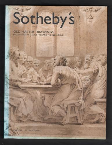 Sotheby`s Auction Catalogue - `Old Master Drawings....` - London - Wednesday 11th July 2001