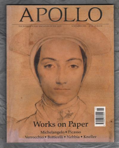 APOLLO - The International Magazine of The Arts - November 1995 - `Works on Paper` - Apollo Magazines Ltd