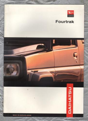 Sales Brochure - Daihatsu - `Fourtrak` - February 1993 - English Language - Unpaginated A4 Sized Brochure