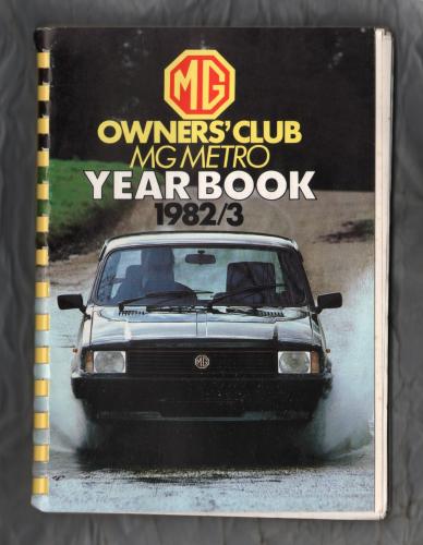 MG Owners` Club - MG METRO Year Book - 1982/3 - `MG Brakes Adjustment` - Published by MG Owners Club