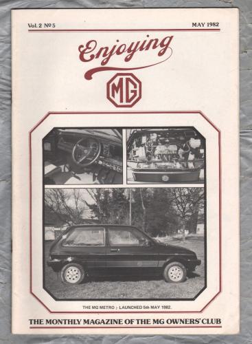 Enjoying MG - Vol.2 No.5 - May 1982 - `BARC/MGOC Race Report` - Published by MG Owners Club