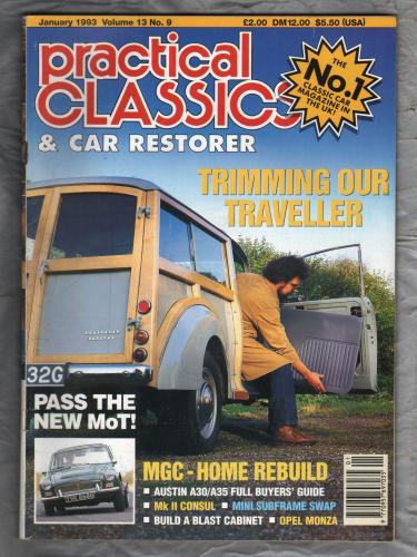 Practical Classic & Car Restorer - Vol.13 No.9 - January 1993 - `Mini Subframe Swap` - Published by Emap National Publications