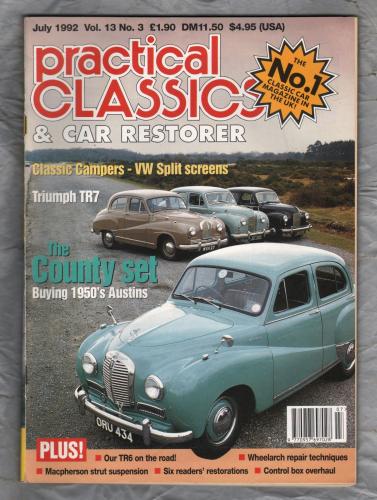 Practical Classic & Car Restorer - Vol.13 No.3 - July 1992 - `Classic Campers-VW Split Screens` - Published by Emap National Publications